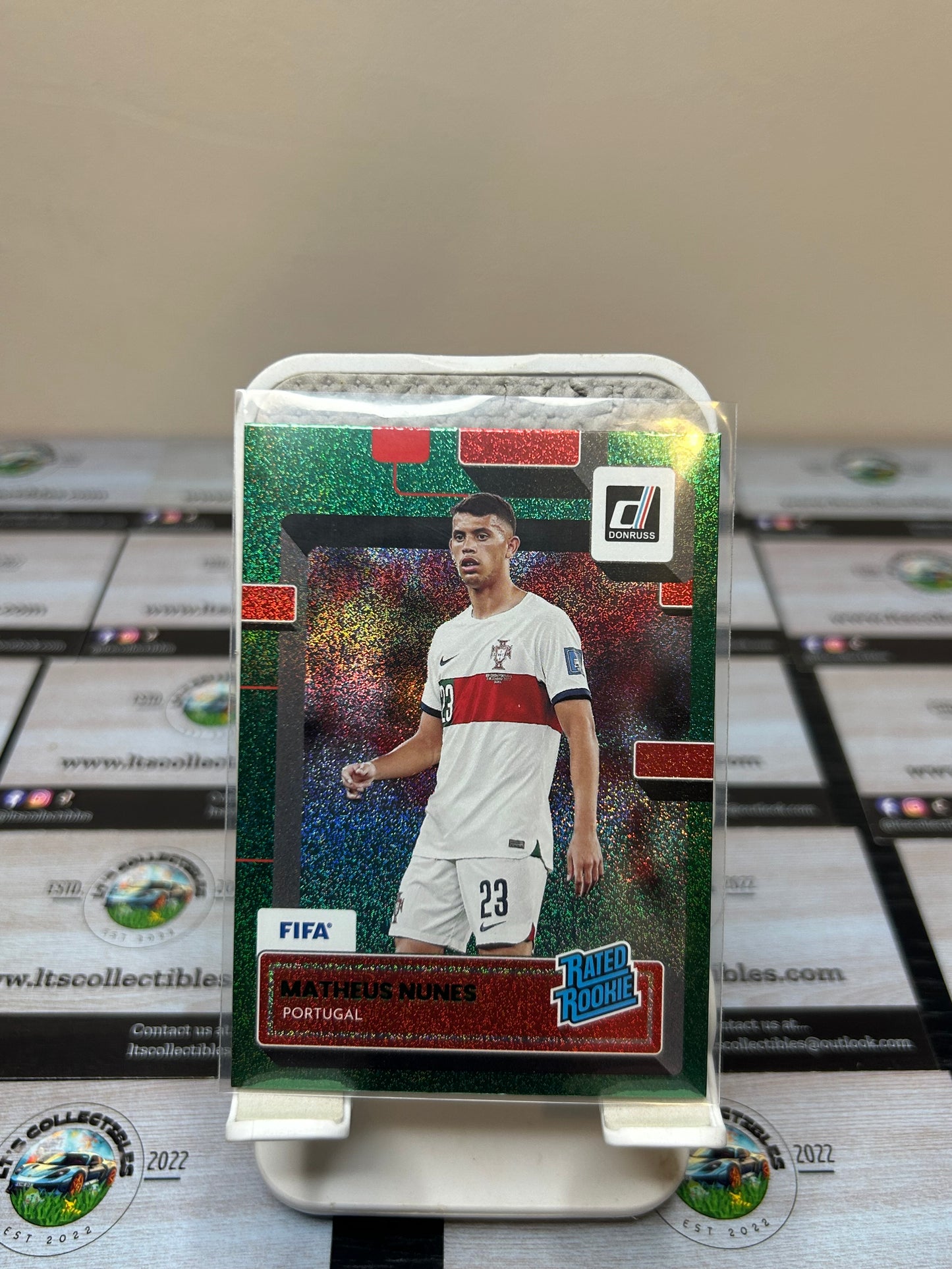 2022-23 Panini Donruss Rated Rookie Green Matheus Nunes #188 Rookie Portugal