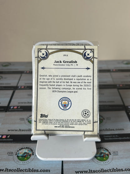 2022 Topps Merlin Prophecy Fulfilled Jack Grealish PF-3