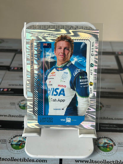 Topps 2025 Turbo Attax - Limited edition Aquamarine - Liam Lawson “LE9”