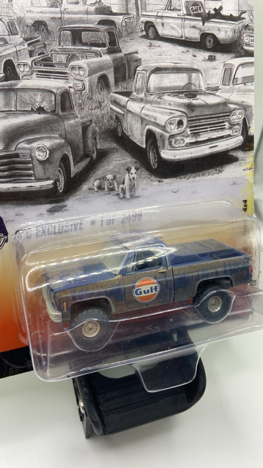 Auto World - 1978 Chevrolet K10 Pickup 4x4 Gulf 1 of 2498 - Signed by the card artist