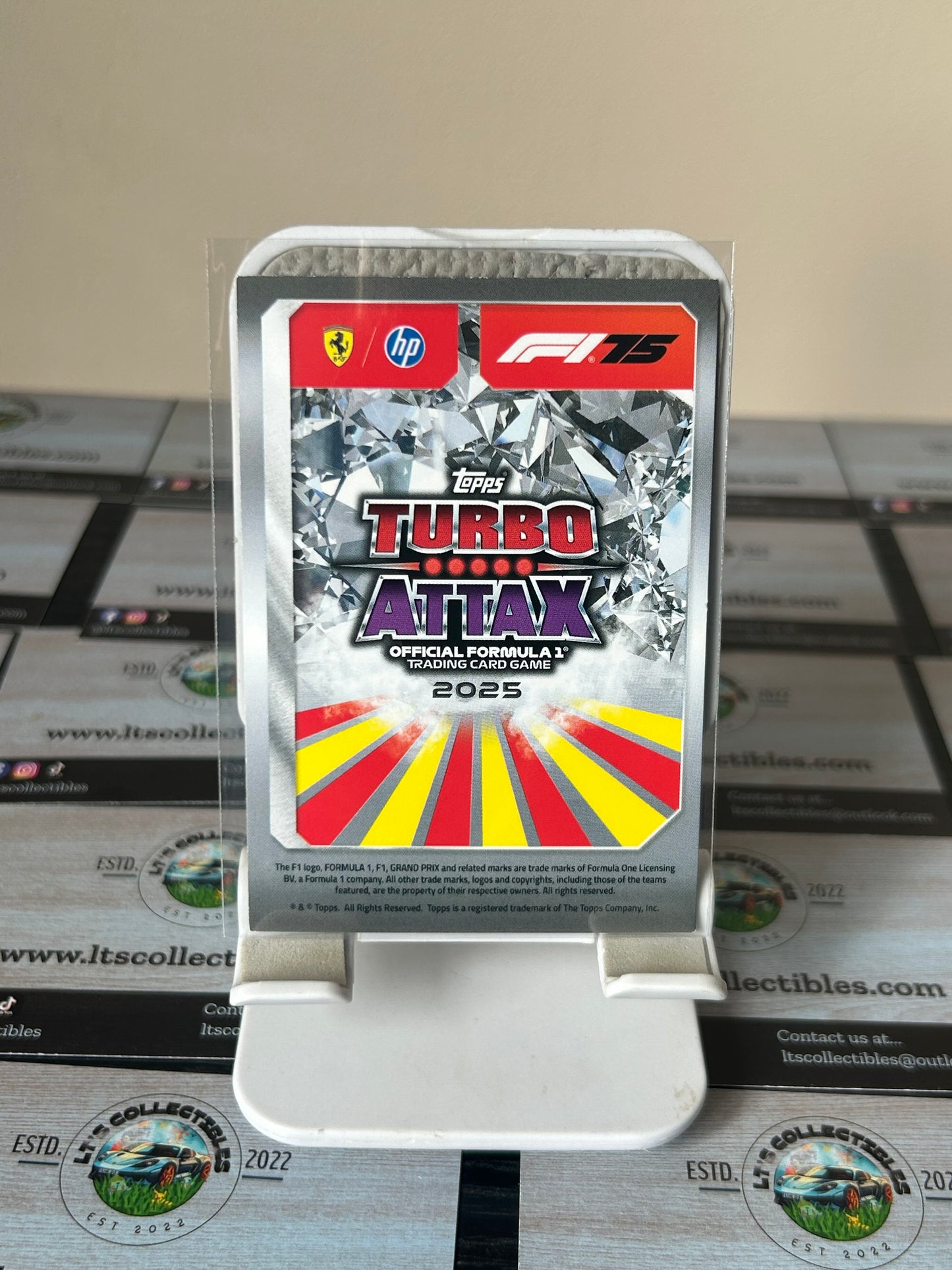 2025 Topps Turbo Attax F1 - Charles Leclerc Ferrari Exclusive Holo