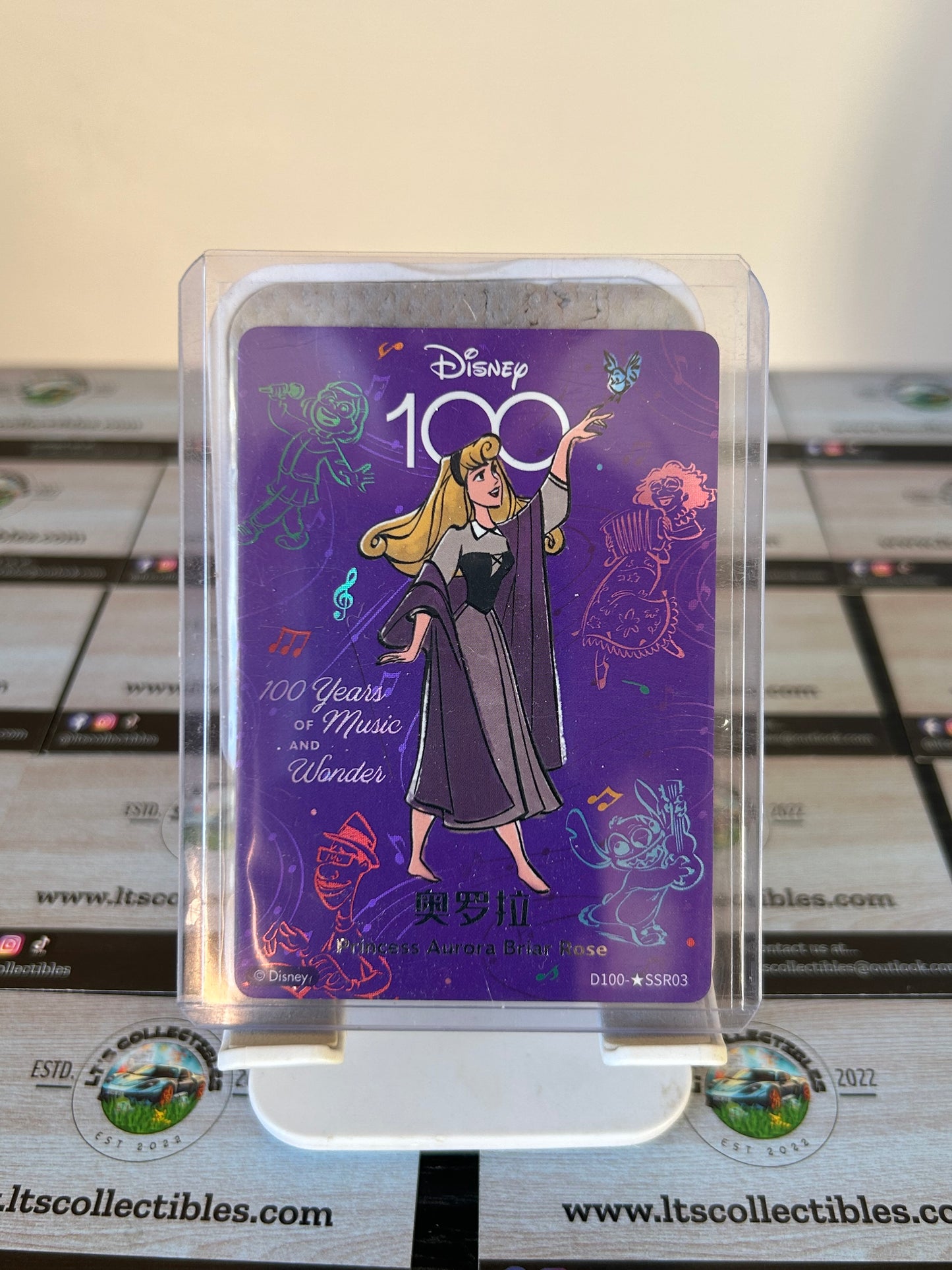 Card Fun Joyful Disney 100 Years Luminous Orchestra D100-SSR03 Princess Aurora