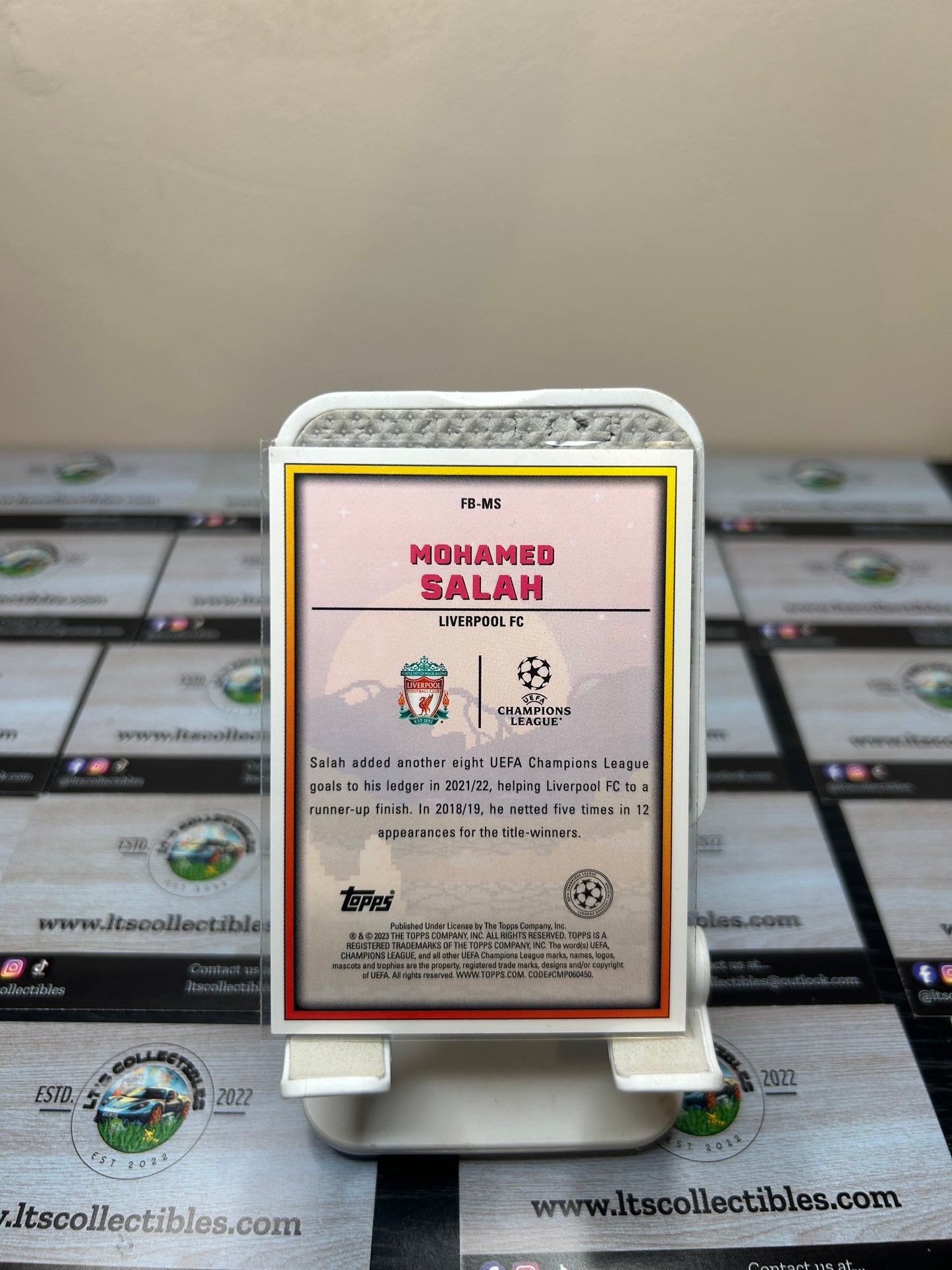 Topps Uefa Superstars 2022-23 2023 Mo Salah Final Boss Liverpool #FB-MS