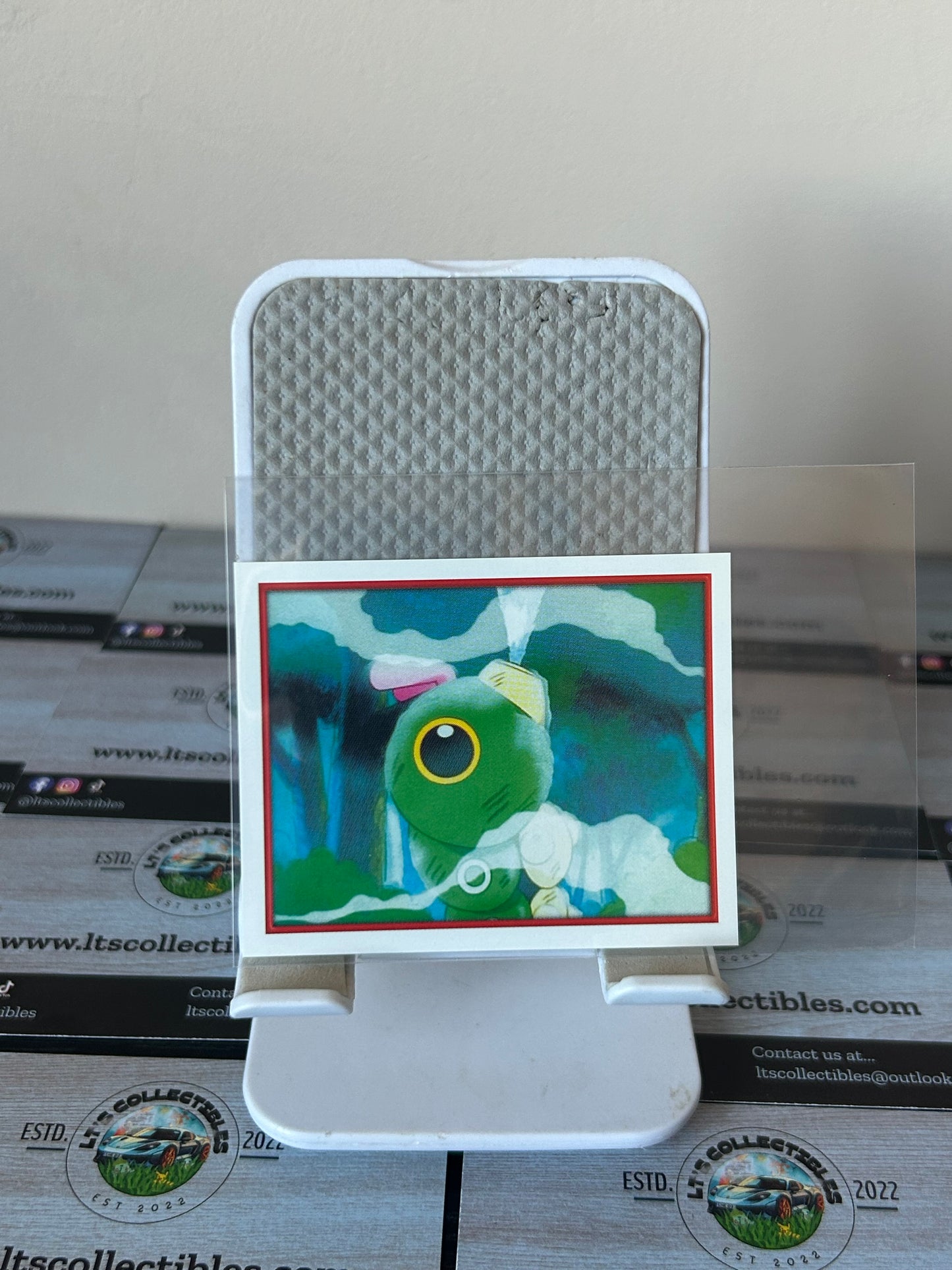 2000 Merlin Pokemon Sticker Cards Series 2 - Caterpie #23