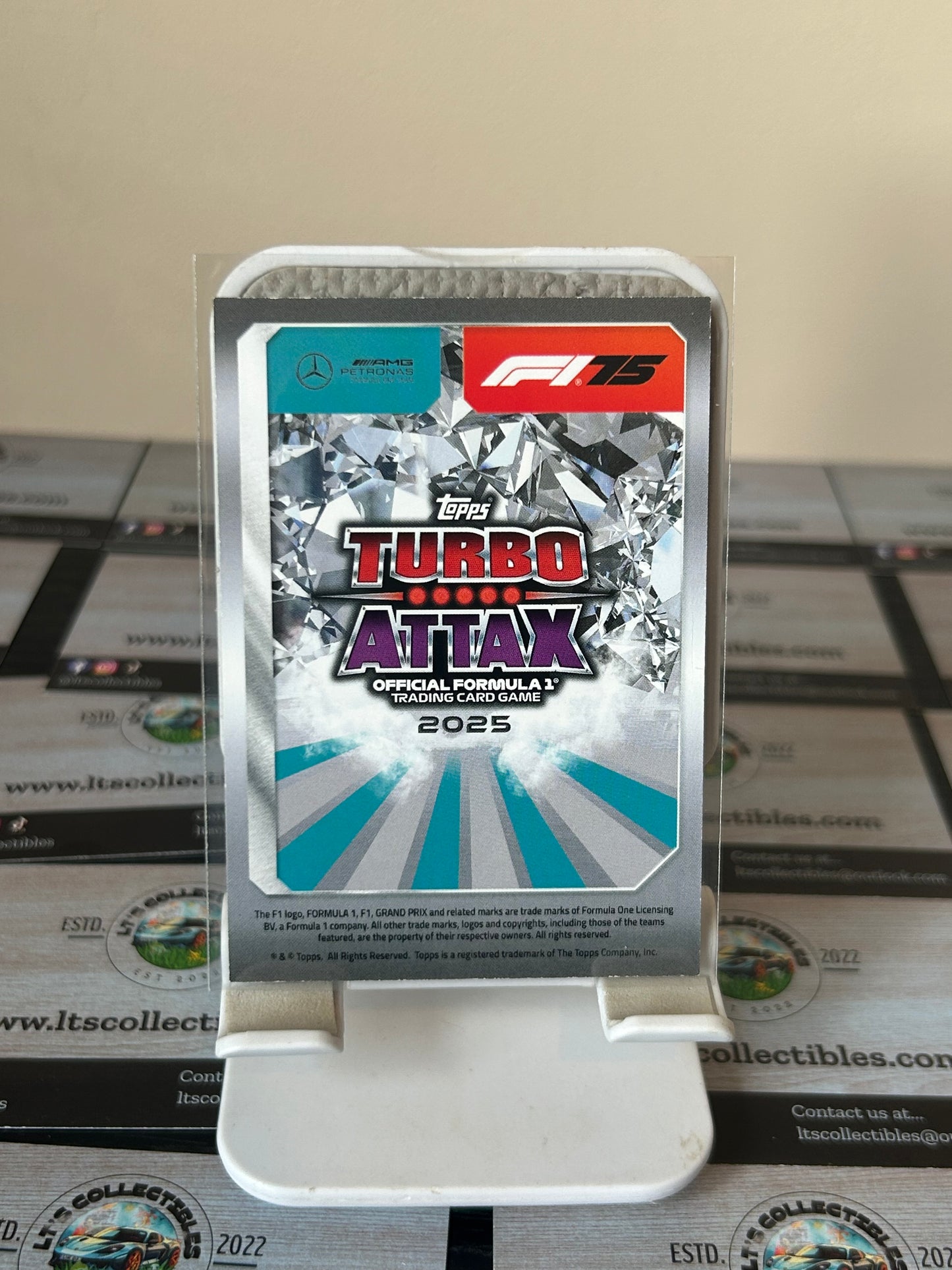 2025 Topps Turbo Attax Kimi Antonelli Limited Edition nr 2 Emerald Card F1