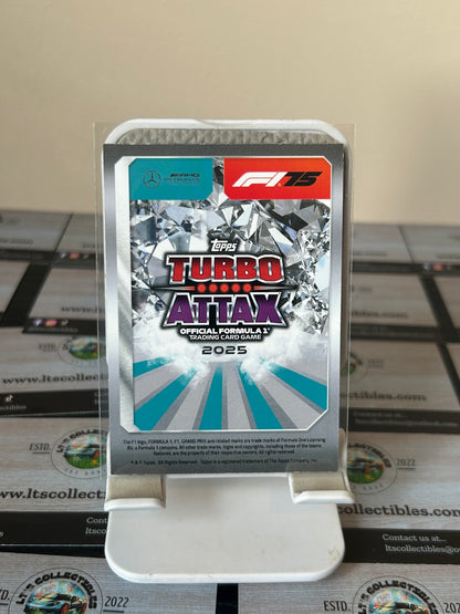 2025 Topps Turbo Attax Kimi Antonelli Limited Edition nr 2 Emerald Card F1