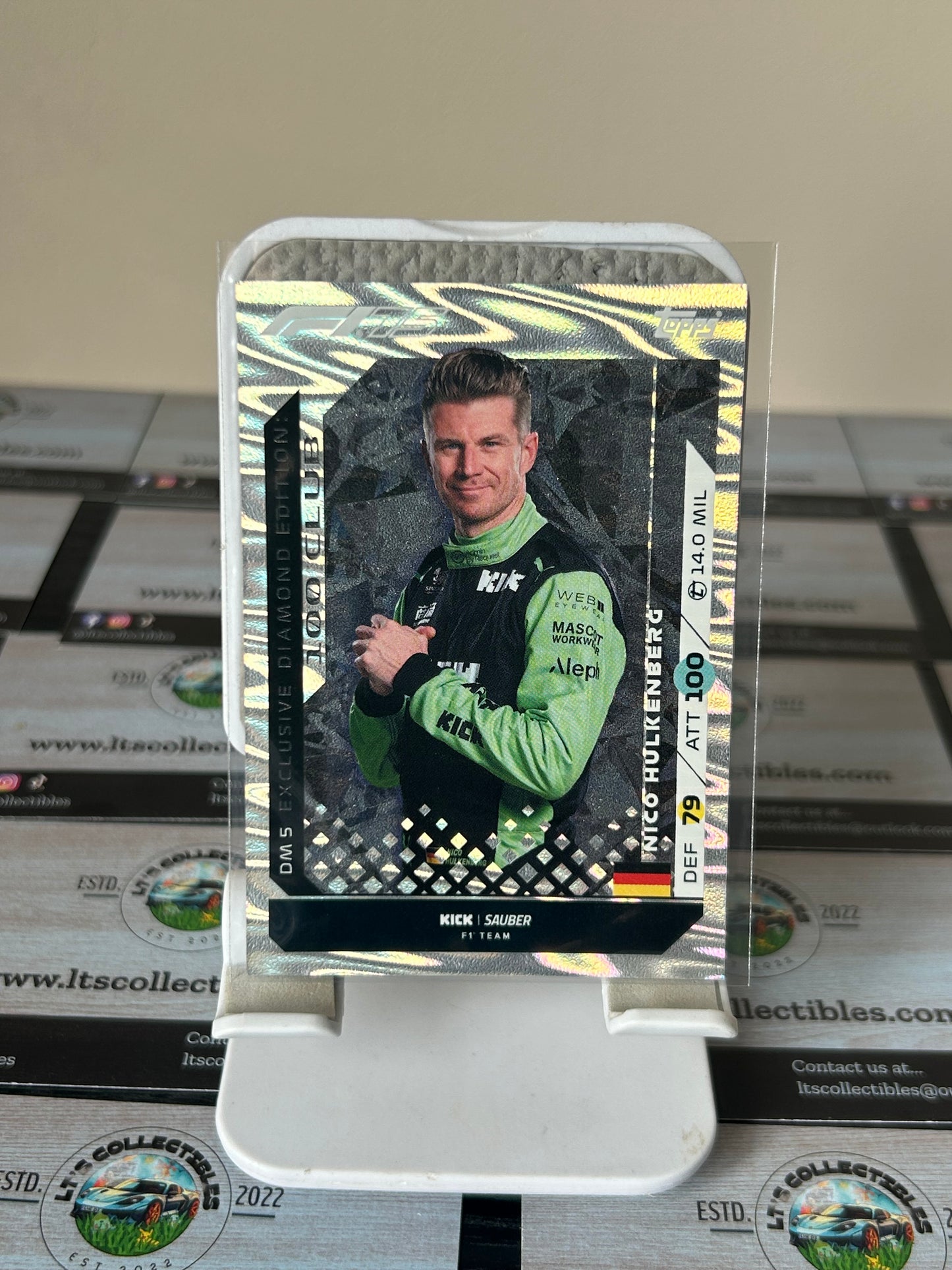 2025 Topps Turbo Attax F1 Nico Hulkenberg #DM5 Exclusive Diamond Edition Haas