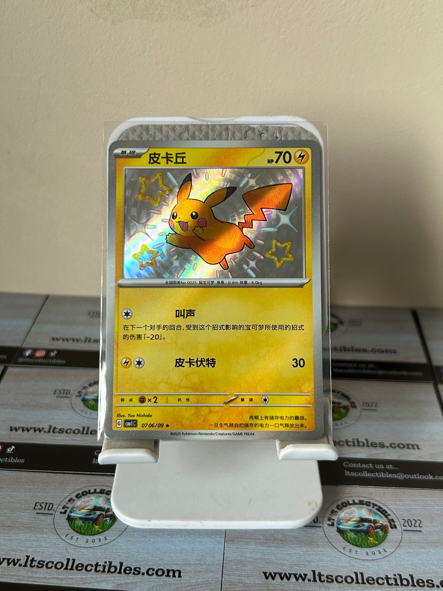 Pokémon (Chinese) - Pikachu Baby shiny (0706/09)