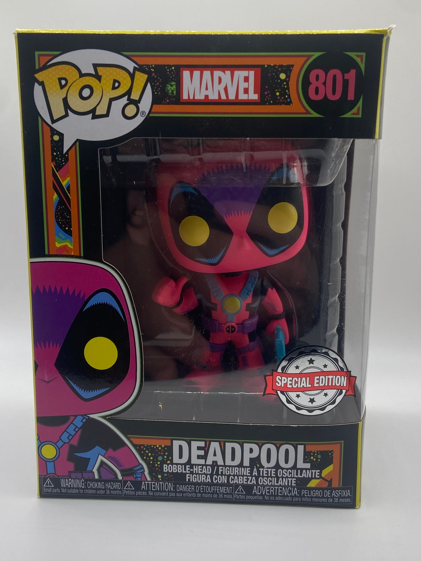 Funko POP! - Blacklight Deadpool #801