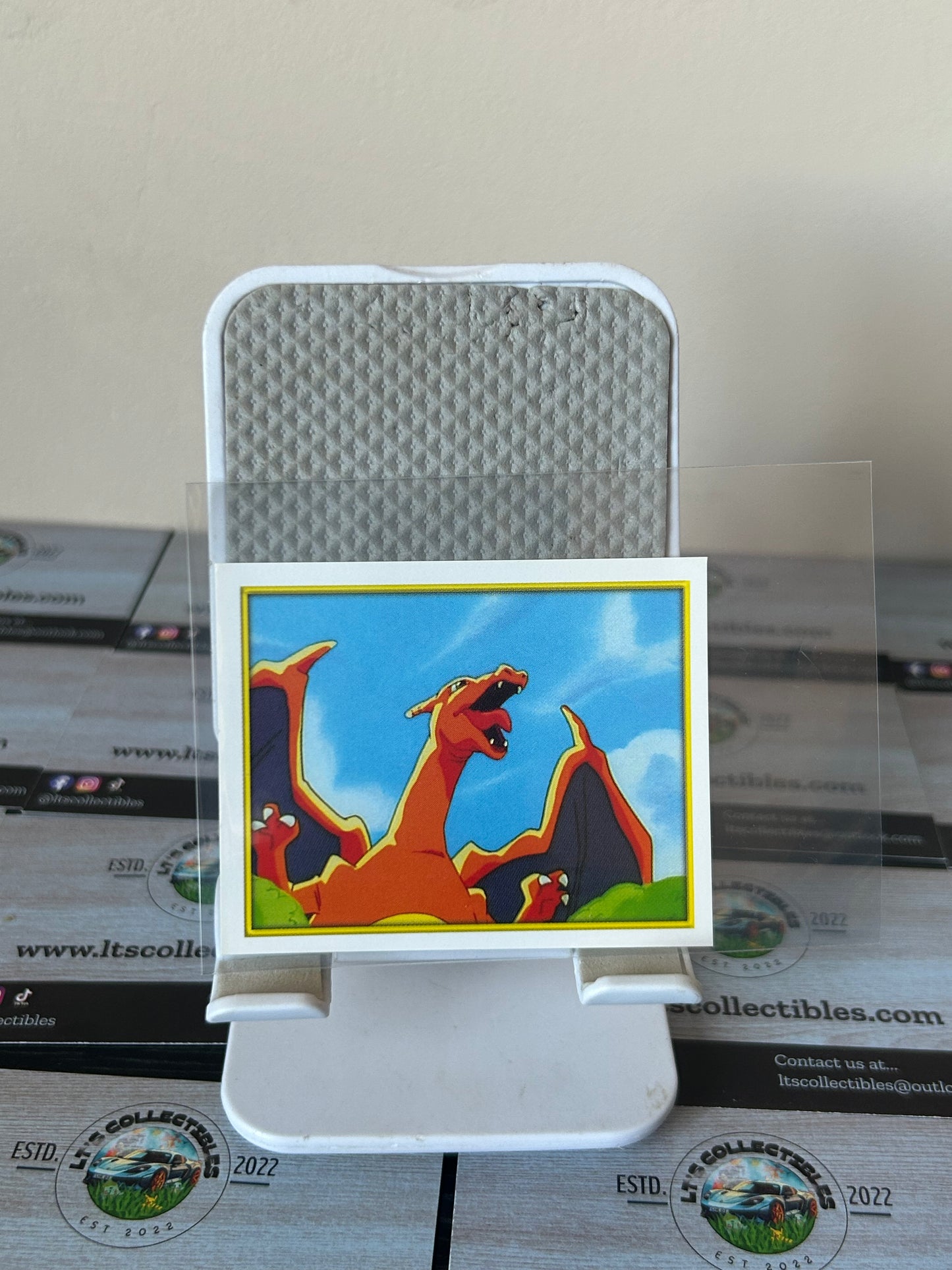 2000 Merlin Pokemon Sticker Cards Series 2 Charizard #122