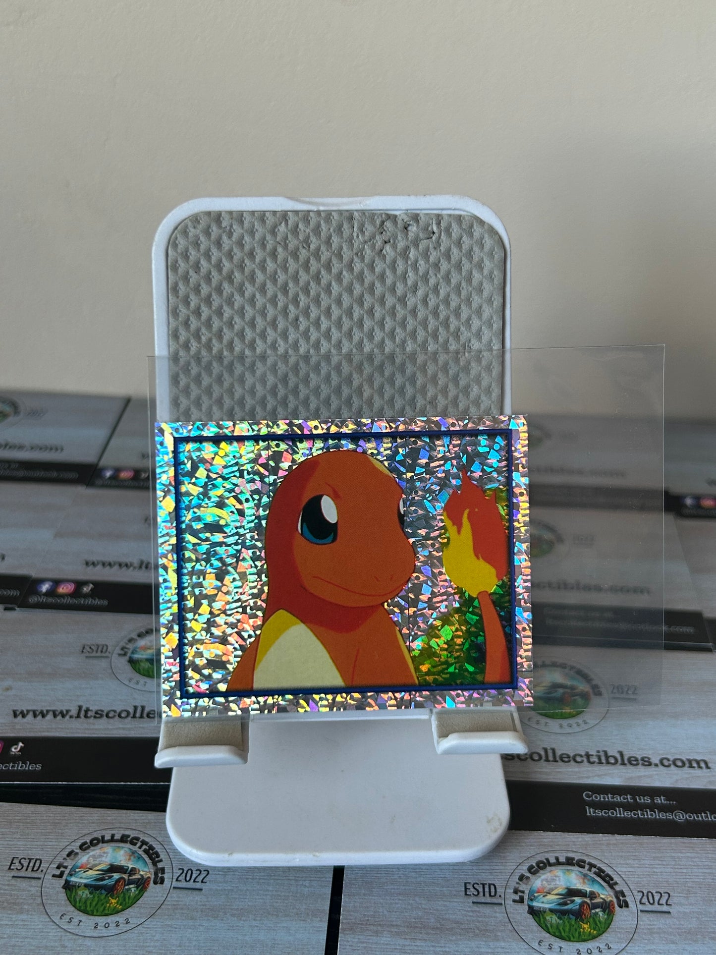 2000 Merlin Pokemon Sticker Cards Series 2 Holographic Prism Charmander #78
