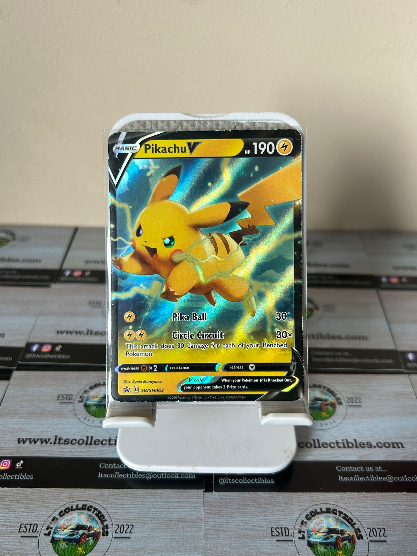 Pokémon - Pikachu V Promo (SWSH63)