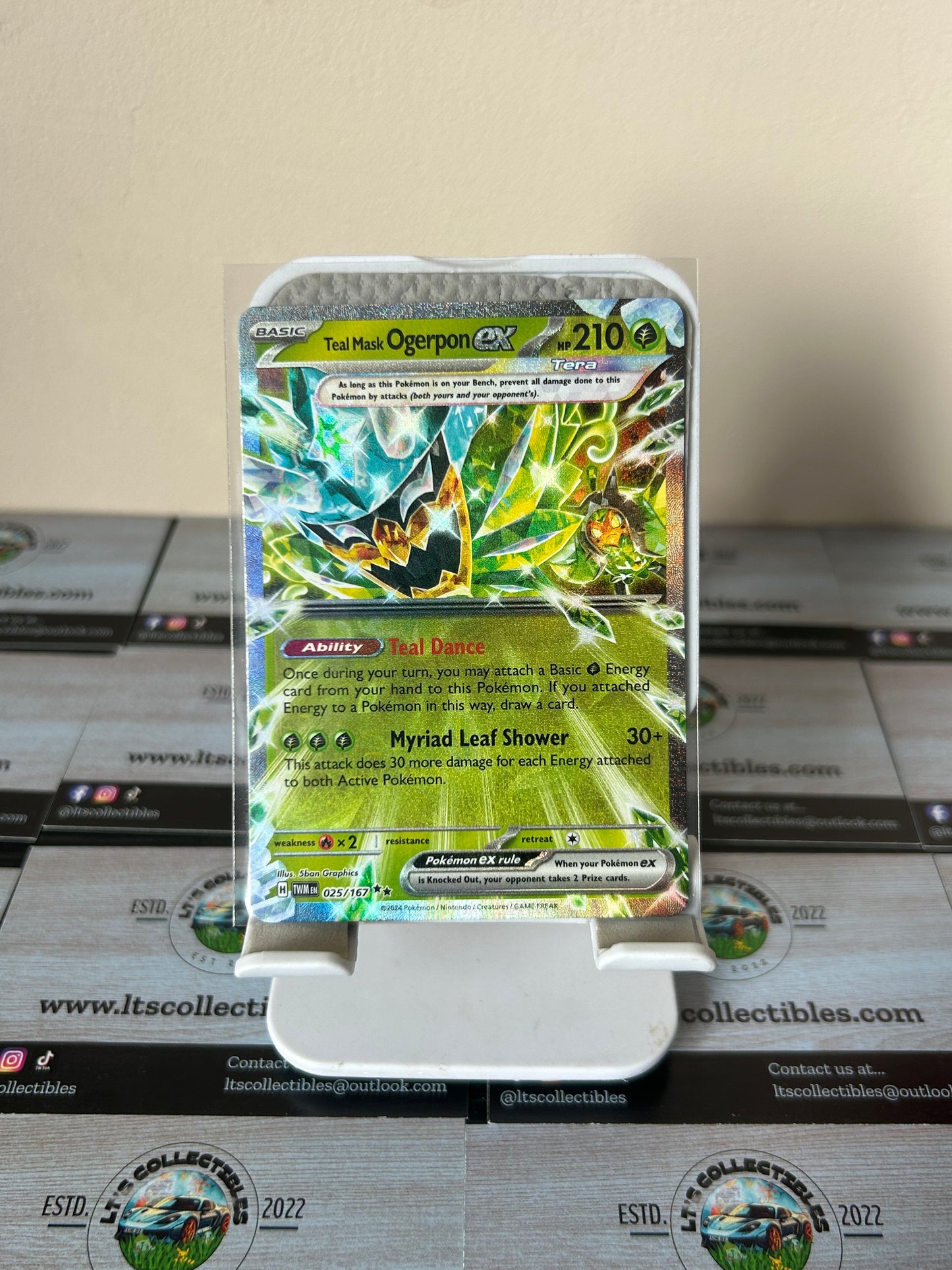 Pokemon - Teal mask Ogerpon EX (025/167)