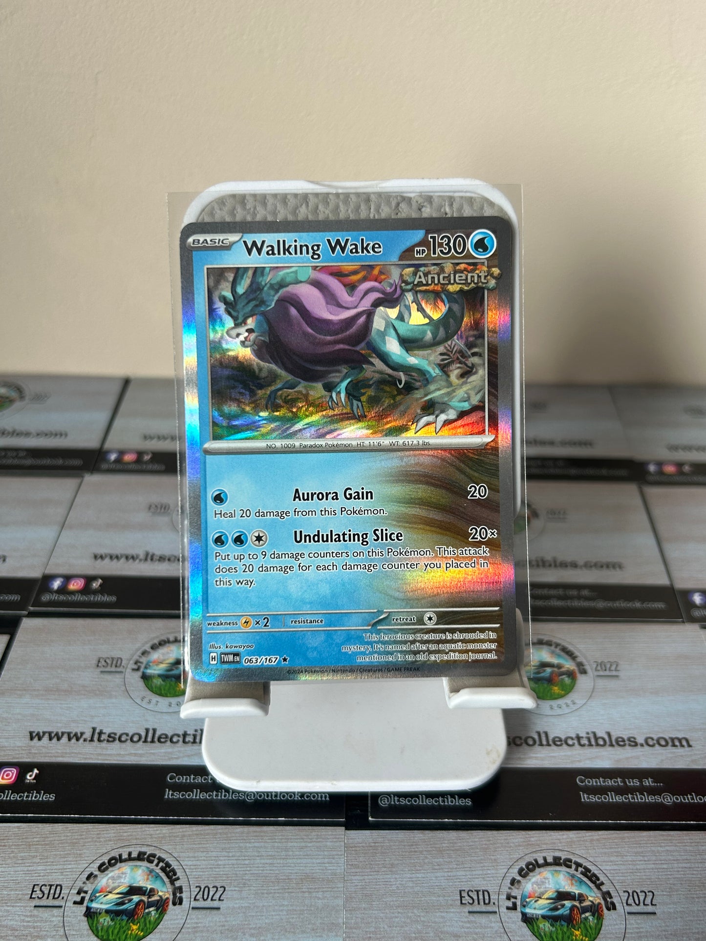 Pokémon - Walking Wake Rev holo (063/167)