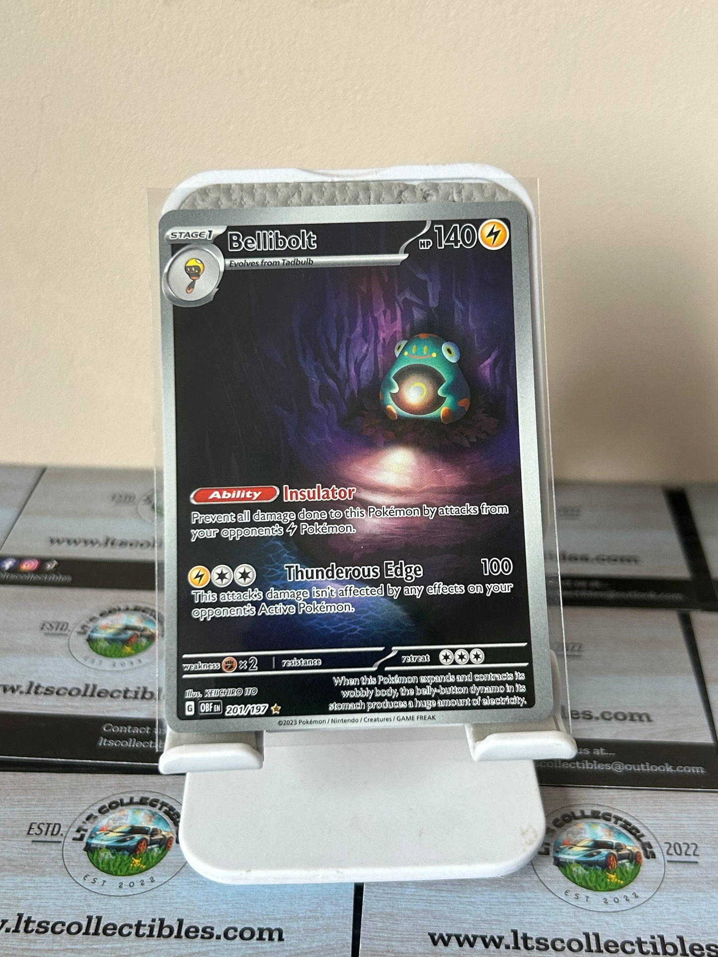 Pokémon - Bellibolt illustration rare (201/197)