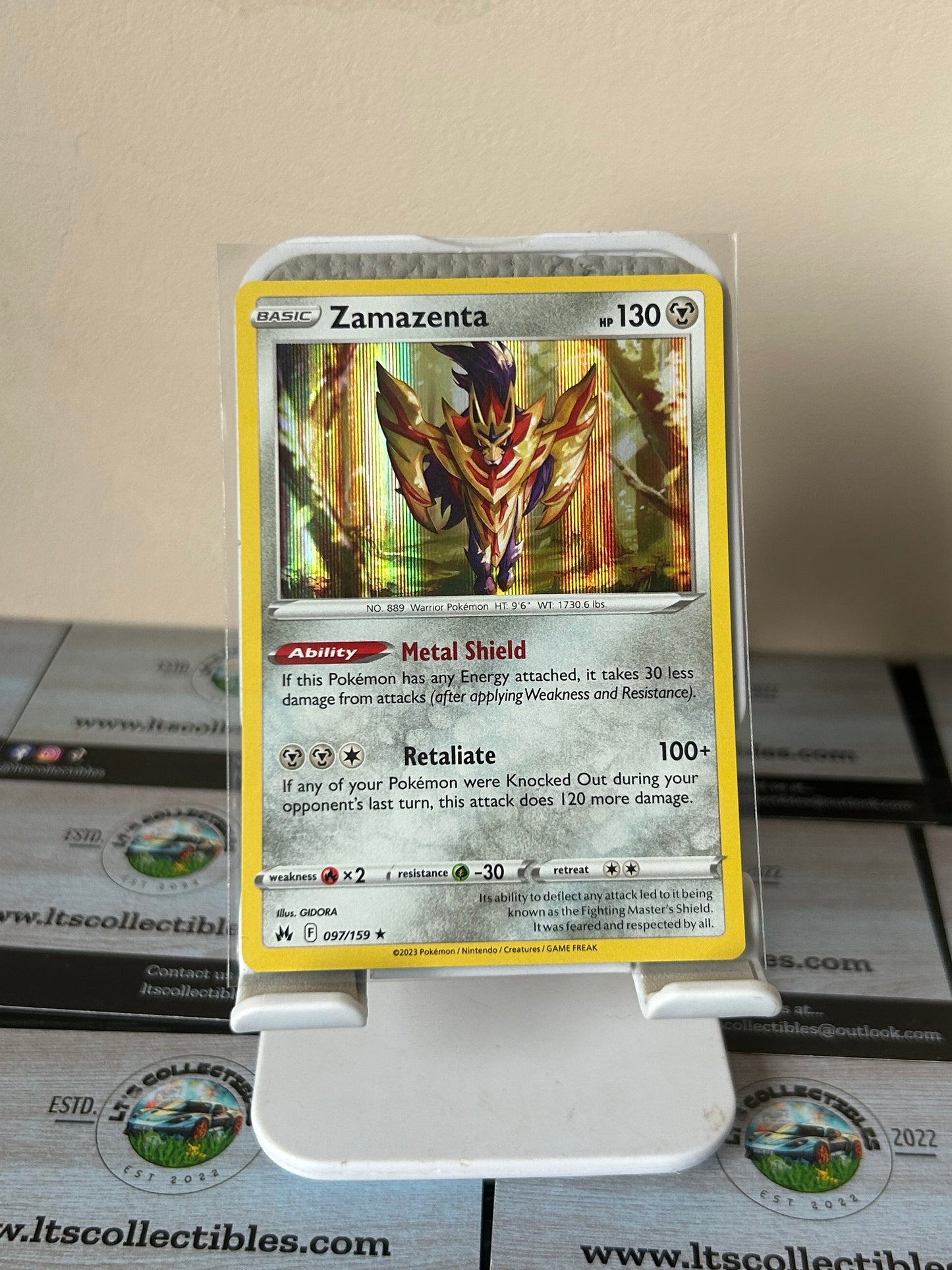 Pokémon - Zamazenta Holo (097/159)
