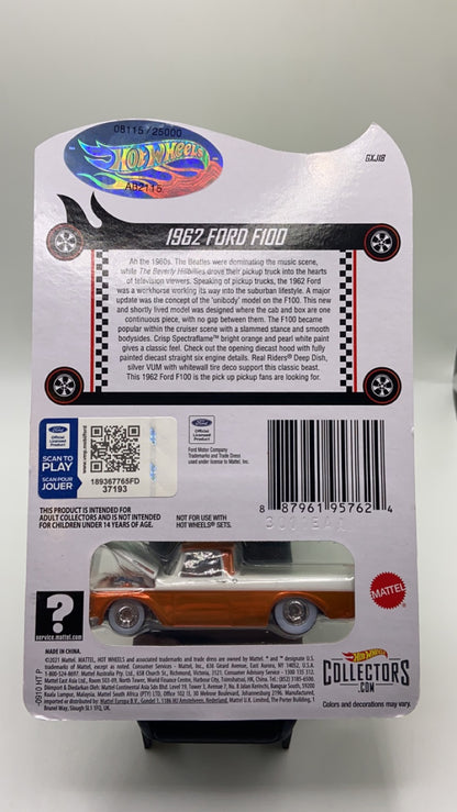 Hot Wheels RLC - 1962 Ford F100 (#08115/25000)