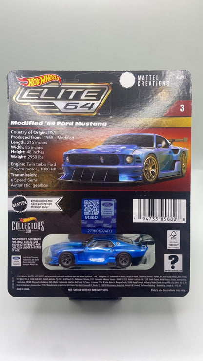 Hot Wheels Elite 64 - Modified ‘69 Ford Mustang