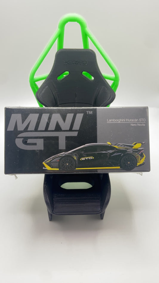 Mini GT #638 - Lamborghini Huracan STO (Nero Noctis)