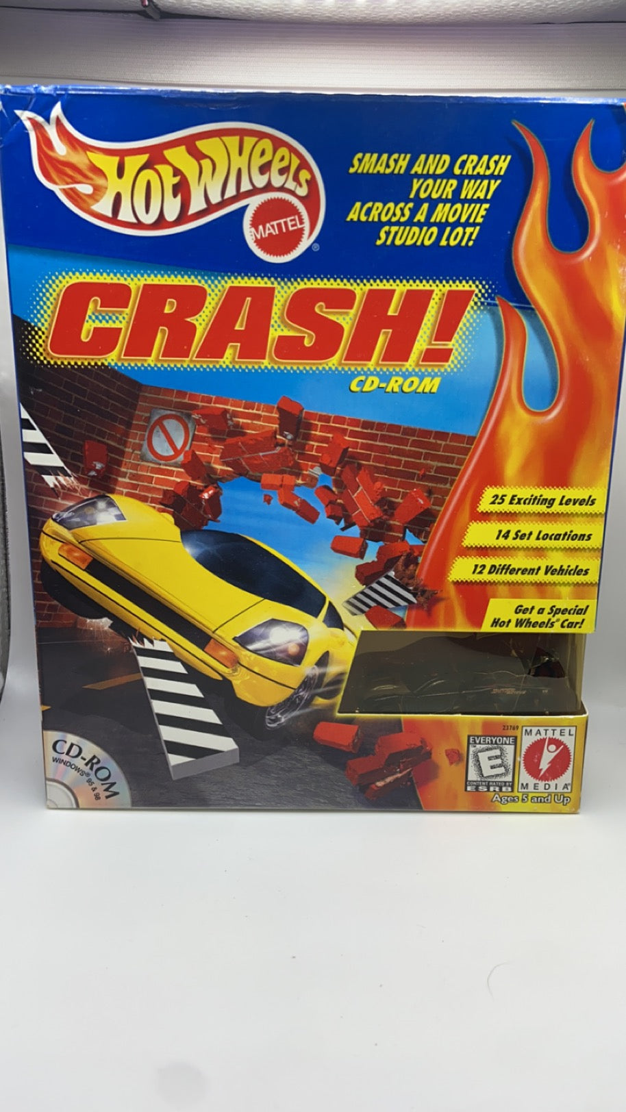 Hot Wheels - Crash CD-ROM - DAMAGED