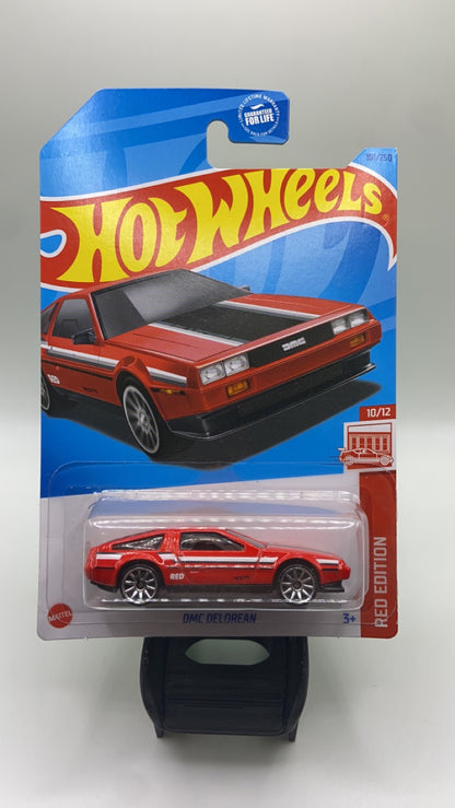 Hot Wheels Red Edition - DMC Delorean