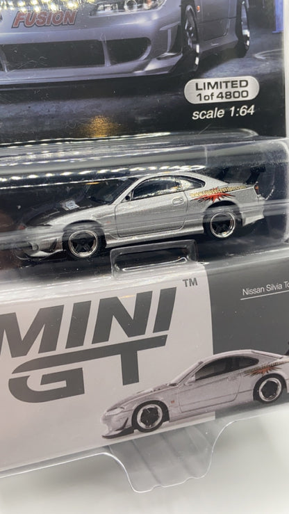 Mini GT #545 - Nissan Silvia Top secret (Silver)