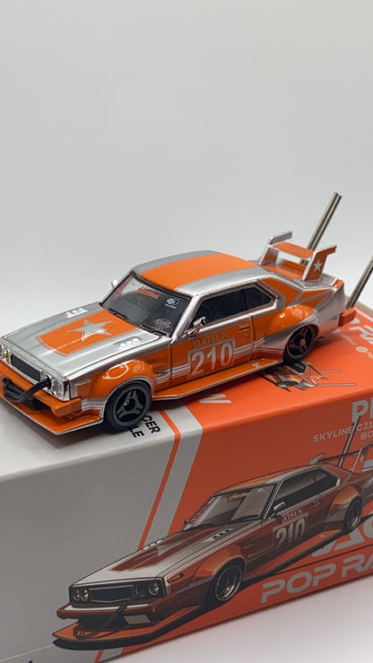 Pop Race - Skyline C210 Kaido racer bosozoku style WHEEL SWAPPED!! - PR64-26