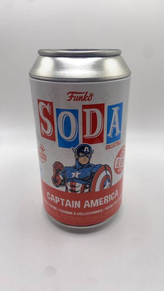 Funko POP! Soda - Captain America 1 of 6700 *NOT SEALED*